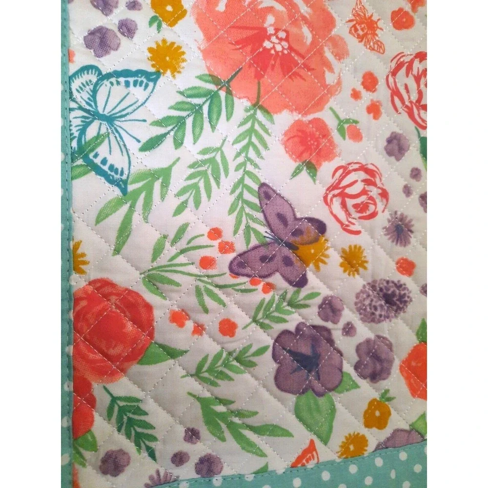 Pioneer Woman Spoon Rest Poinsettia & Celebrate Spring‎ Together Placemats 3pc